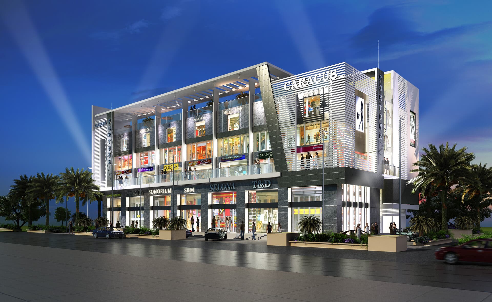 Luxury Retail Centers painting services in Frisco, TX